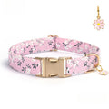 Fresh floral adjustable pet collar