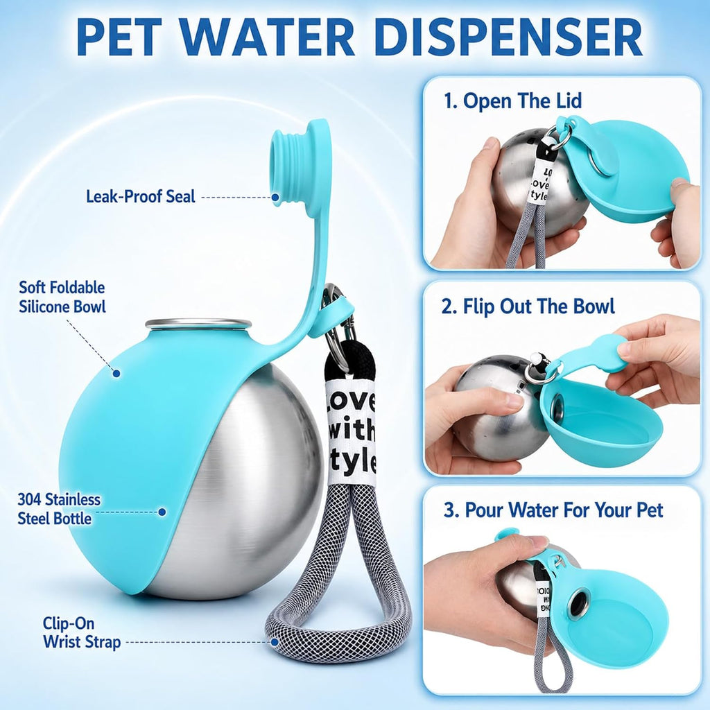Stainless Steel Pet Water Bottle