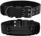 Heavy-Duty Metal Pin Buckle Padded Collar