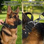 Tactical Dog Collar for Medium Large Dogs with Handle