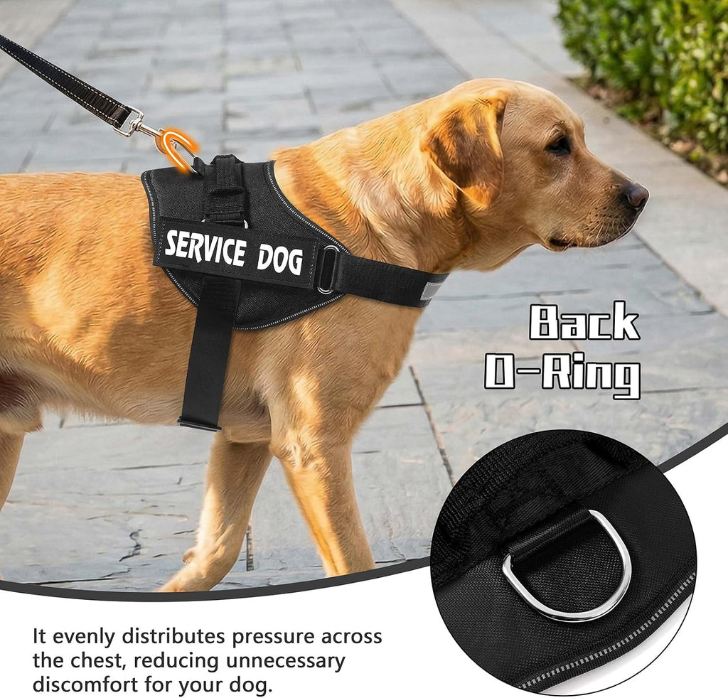 No Pull & Reflective Pet Vest Service Dog Harness