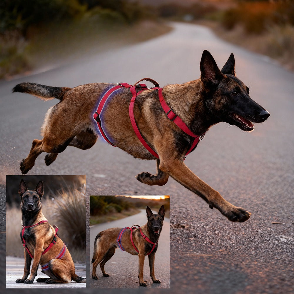 Explosion-proof medium and large dog straps