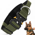 Tactical Dog Collar for Medium Large Dogs with Handle