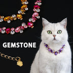 Colorful Rhinestone Pet Necklace