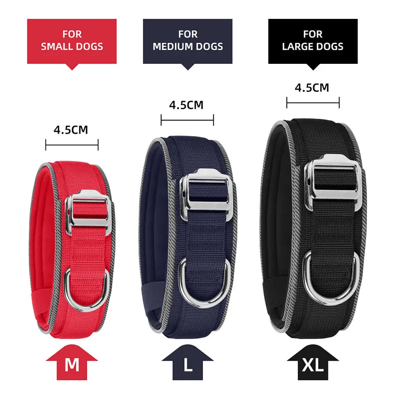 Heavy-Duty Metal Buckle Reflective Collar