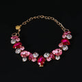 Colorful Rhinestone Pet Necklace