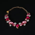 Colorful Rhinestone Pet Necklace