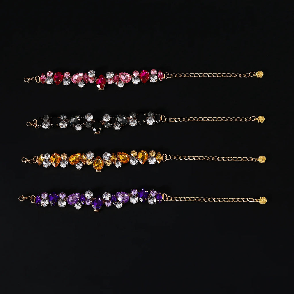 Colorful Rhinestone Pet Necklace