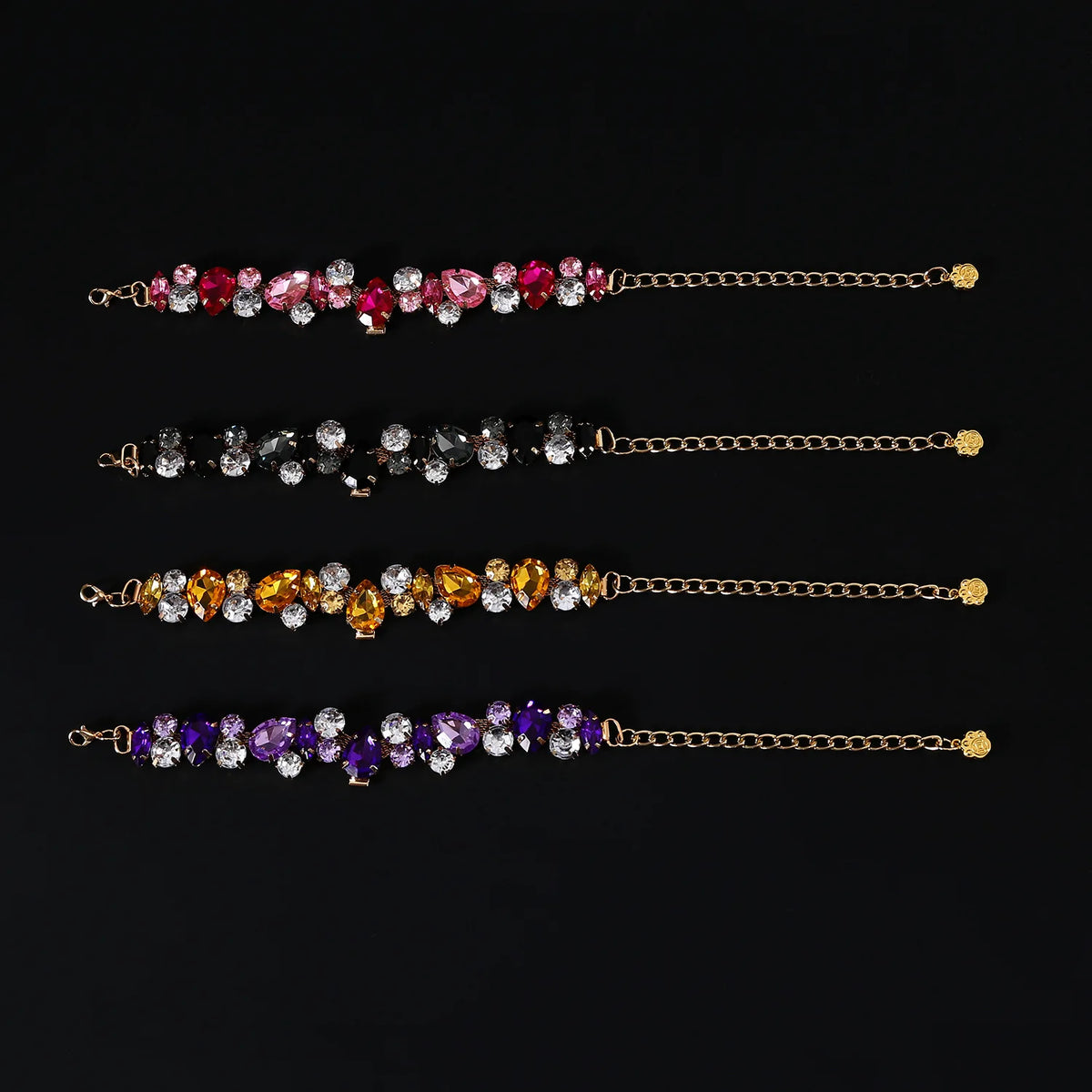 Colorful Rhinestone Pet Necklace