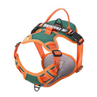 Orange dark green