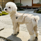 Outdoor anti-hair loss, anti-sewage and anti-mosquito four-legged dust pants
