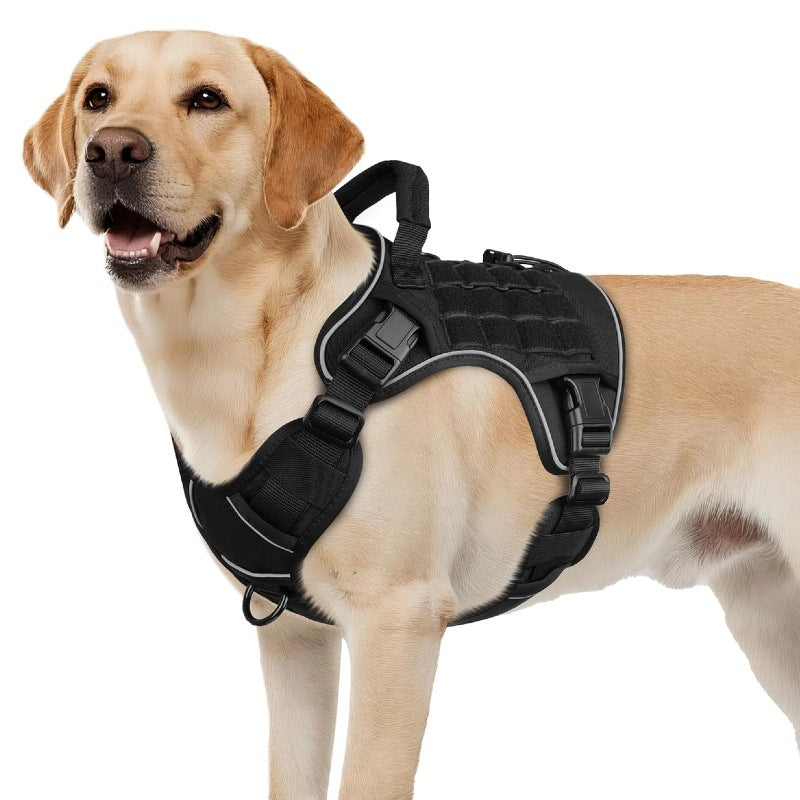 Outdoor blast-proof tactical dog chest strap large dog