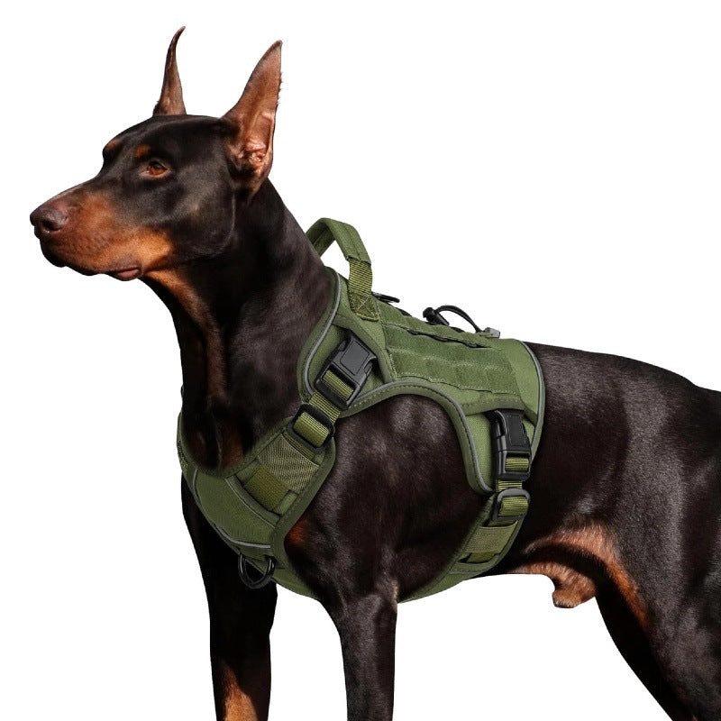 Outdoor blast-proof tactical dog chest strap large dog