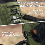 Outdoor blast-proof tactical dog chest strap large dog