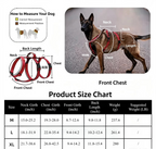 Leather Handle Multi-Point No-Pull Dog Harness