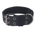 Heavy-Duty Metal Pin Buckle Padded Collar