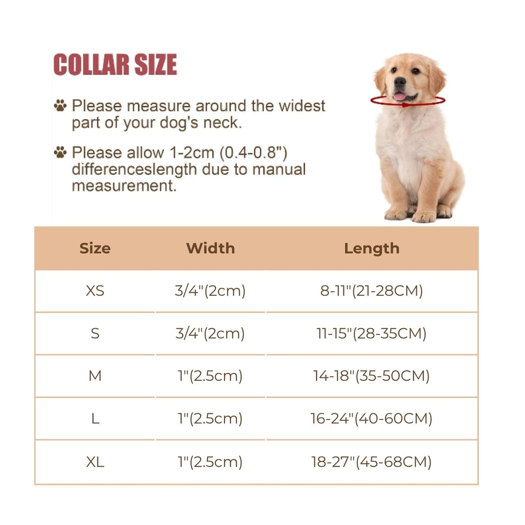 Puppy Collar with Buckle Adjustable & Reflective Dog Collar